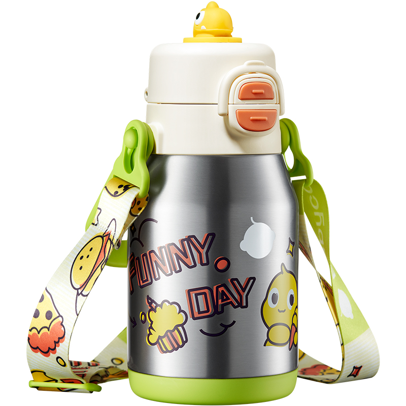 babycare儿童保温杯316不锈钢