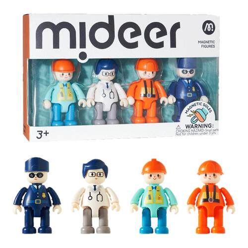 mideer弥鹿磁力小人偶积木人