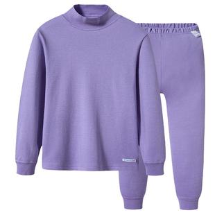 三枪全棉儿童内衣套装小高领男孩纯棉内衣男女童薄款秋衣秋裤中领