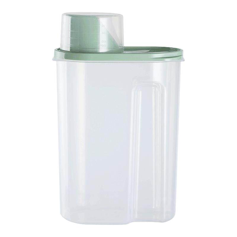 居家家洗衣粉收纳盒 家用带盖防潮大号密封容器 塑料储物瓶小罐子