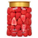 纯天然冻干草莓雪花酥烘焙水果干整颗500g克草莓水果干休闲小零食