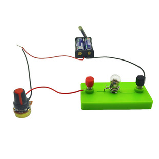 可调光简单电路电阻器材料学生物理科学实验创意科技小制作小发明