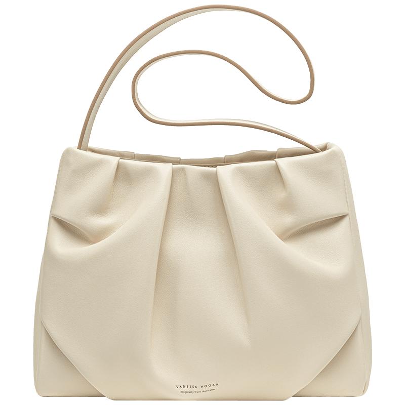 【送礼推荐】VH女包柔柔褶皱包百搭通勤托特单肩包大容量腋下包包