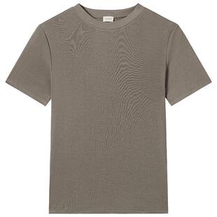 上衣淡人穿搭夏季 t恤两件套装 天丝混纺短袖 OCHIRLY欧时力