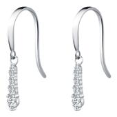 MODIAN摩典莫桑钻S925纯银闪耀镶钻灵动耳环女高级感精致通勤耳饰