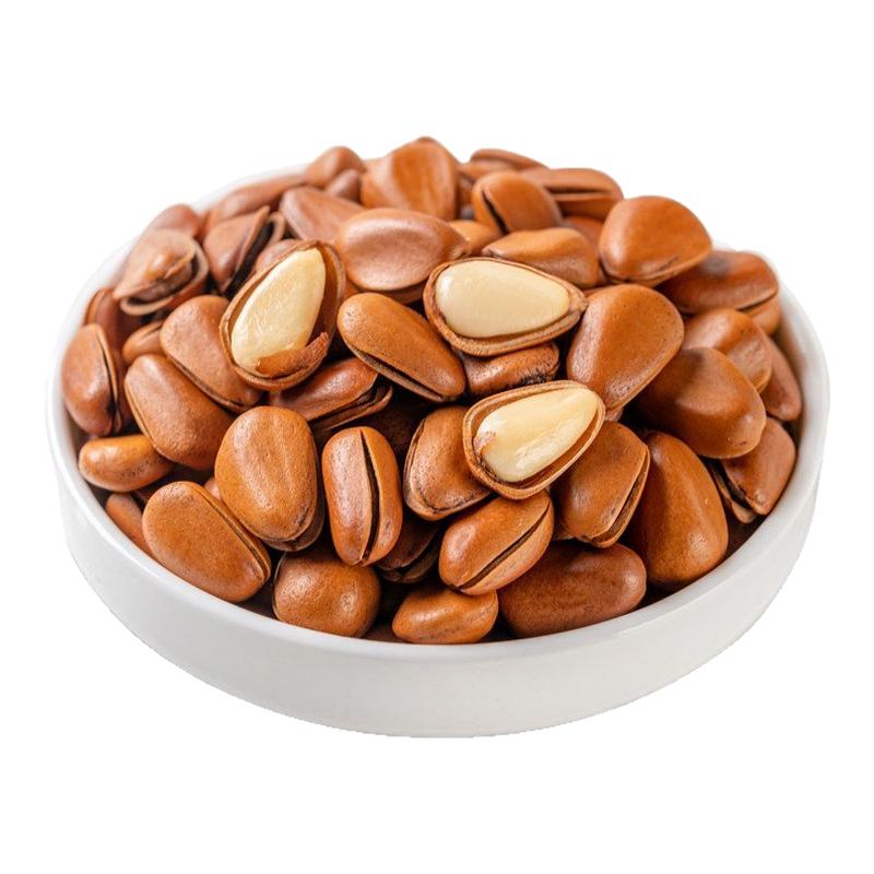 【净重】2025年当季新货东北松子500g开口大红松子仁坚果干果零食