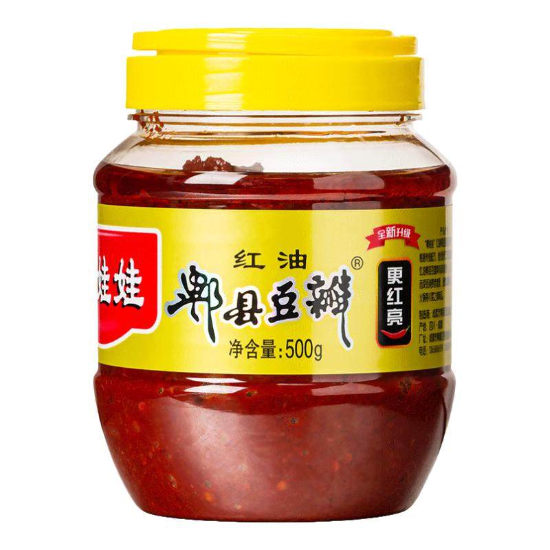 四川特产郫县豆瓣500g炒菜家用调料豆豉川菜调料胡豆瓣红油豆瓣酱,粮油调味/速食/干货/烘焙,豆瓣酱/豆酱/黄豆酱,淘宝优惠券,粉丝福利购,淘宝优惠卷