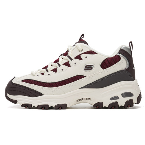 斯凯奇正品女鞋熊猫鞋26马年新款加绒保暖运动鞋厚底老爹鞋休闲鞋