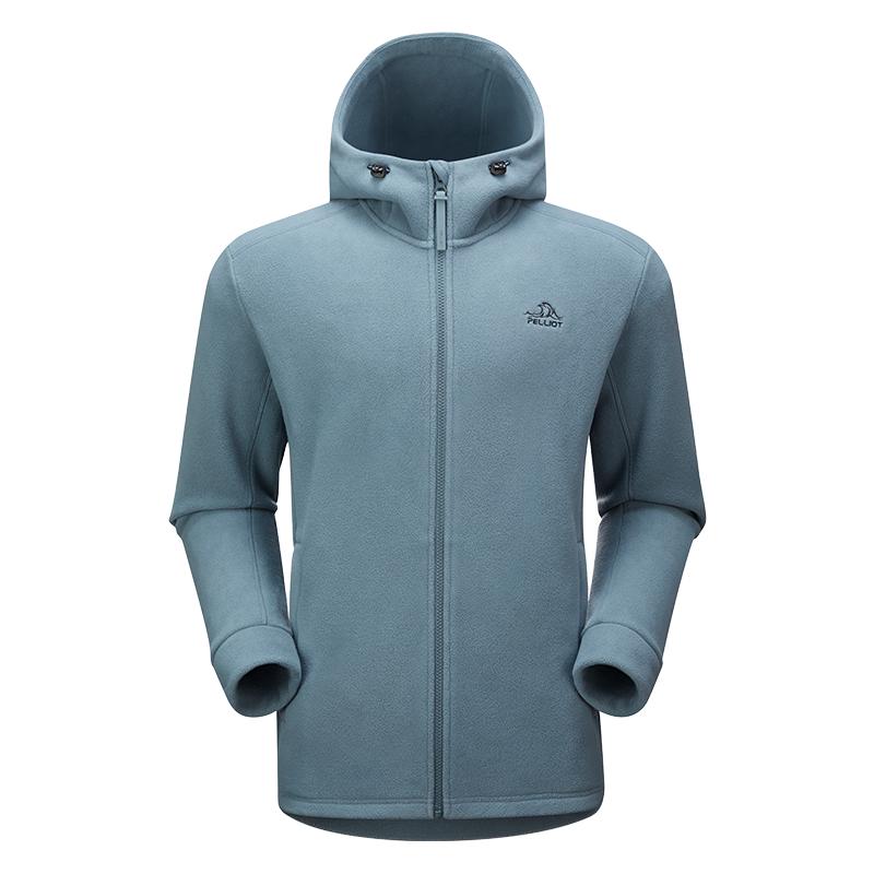 伯希和户外轻盈保暖抓绒外套男款