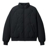 蕉下气绒夹克外套新款 飞行员保暖似羽绒轻薄棉服 夹棉棉衣菱格美式