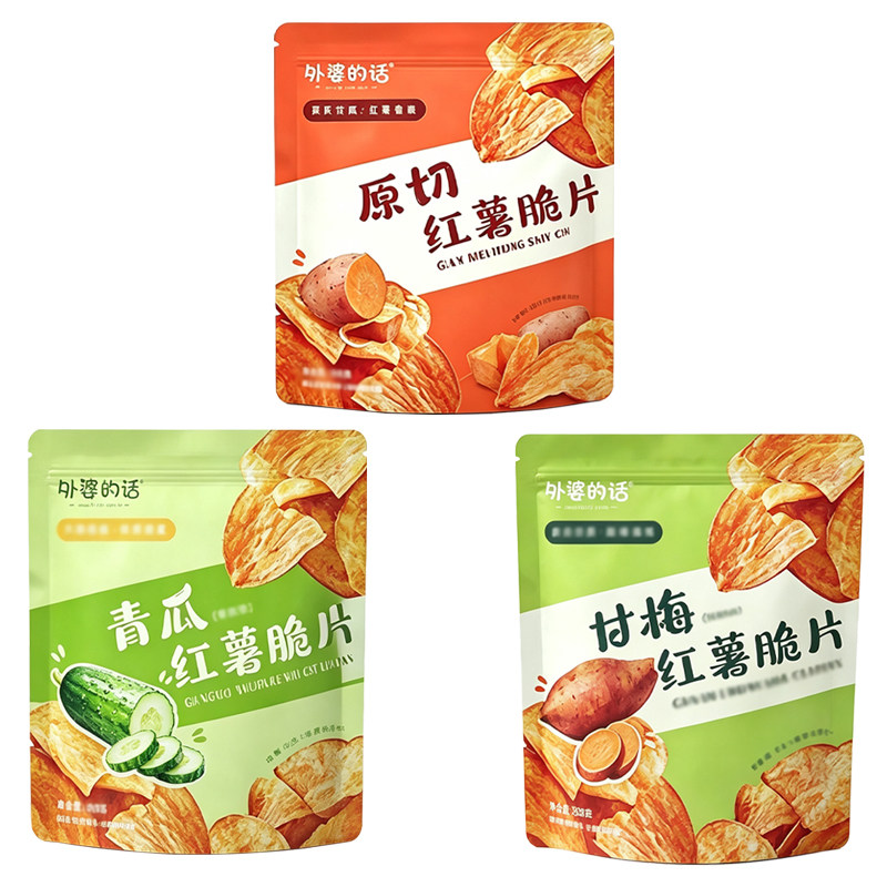 外婆的话红薯片甘梅青瓜香酥脆地瓜干宿舍办公室追剧零食开袋即食