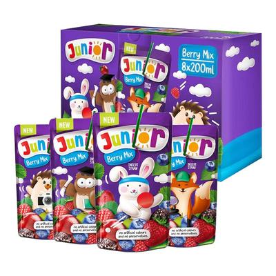 原装进口儿童果汁饮料200ml*8袋
