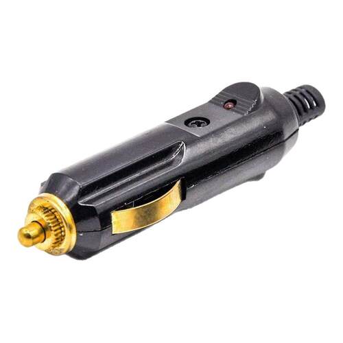 汽车载电木充气泵插头纯铜大功率带指示灯点烟器电源12V24v通用头