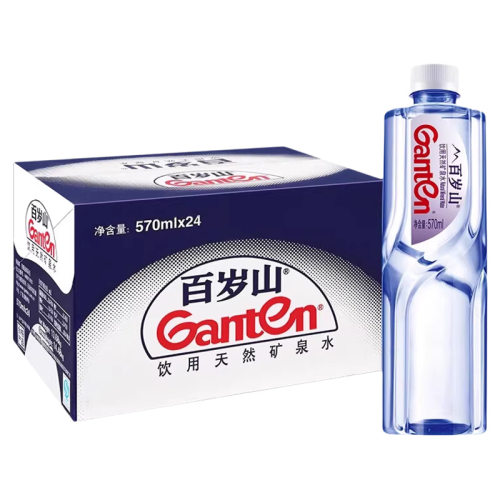 百岁山570ml*24瓶/箱天然矿泉水
