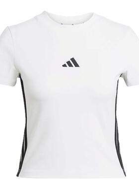 阿迪达斯女装2026春季新款W 3S SJ BABY T 休闲圆领短袖T恤JE1239