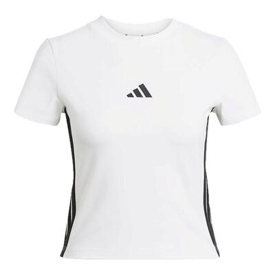 阿迪达斯女款修身短袖T恤