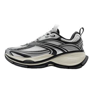 子 增高情侣运动鞋 特步巴斯克2代男女鞋 复古千禧老爹鞋