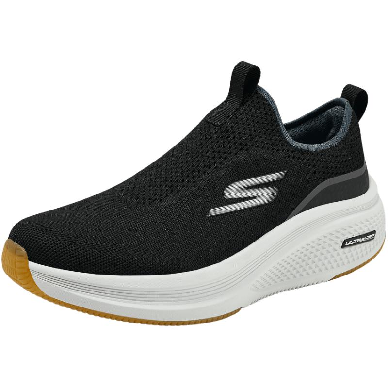 Skechers斯凯奇春男鞋一脚蹬健步鞋休闲运动鞋跑步鞋软底舒适透气