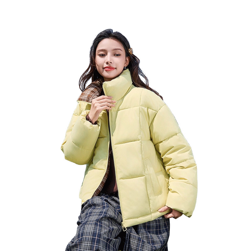 LB真维斯立领棉服外套女士冬季2025新款巨好看棉袄短款小个子棉衣