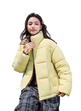 LB真维斯立领棉服外套女士冬季2025新款巨好看棉袄短款小个子棉衣