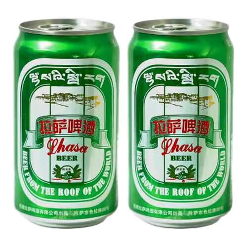 拉萨啤酒经典听装355ml西藏特色
