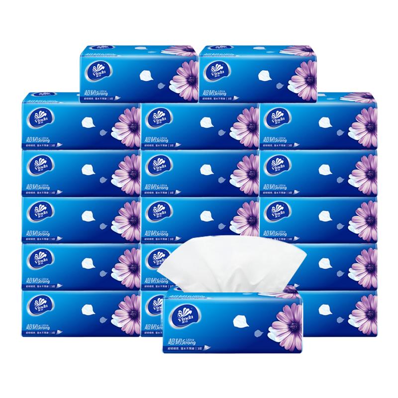 维达超韧抽纸120抽120包整箱