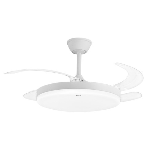 阳光照明新品旭风现代简约护眼全光谱卧室客厅吊扇灯隐形风扇灯