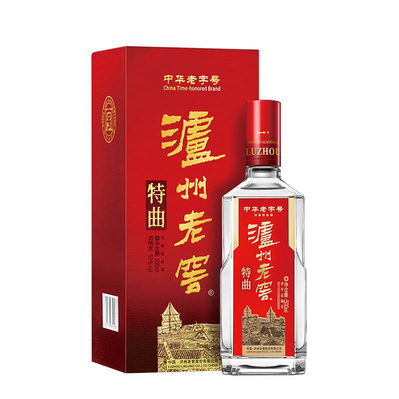 泸州老窖浓香型白酒特曲送礼礼盒500mL  (新老包装随机发货）52度