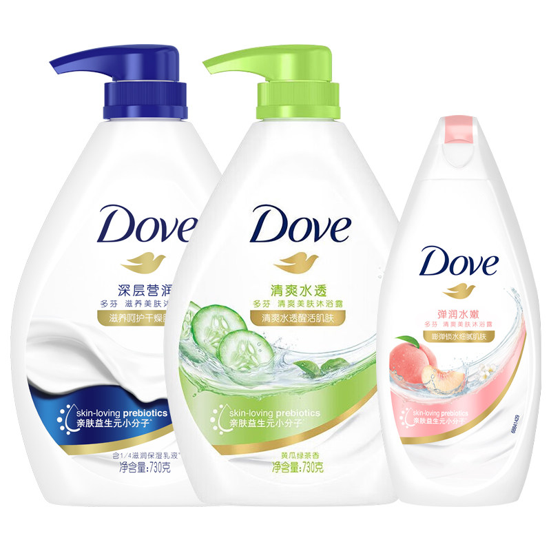 多芬沐浴露秋冬滋润沐浴乳清爽锁水保湿嫩白沐浴油深层莹润樱花香
