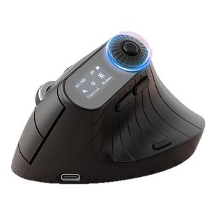 日本山业sanwa人体工学三模垂直鼠标无线蓝牙竖向显示屏充电办公