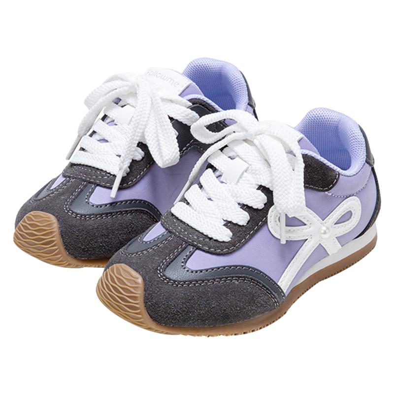 富罗迷儿童运动鞋女童鞋2025新款秋季减震软底青少年透气女孩跑鞋