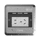 绝电户外防水地插插座 IP68防水室外地面板超薄地插座隐形嵌入式