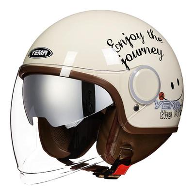 野马新国标双镜片电动车头盔