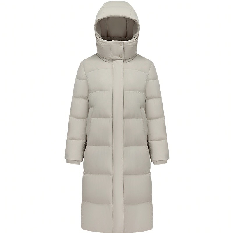 波司登冬季女长款过膝可脱卸帽羽绒服舒适面料品质显瘦正品出清