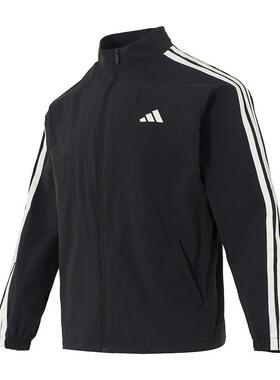 Adidas阿迪达斯男装2026春季新款 ST 3ST WV JKT 加绒外套KR2517