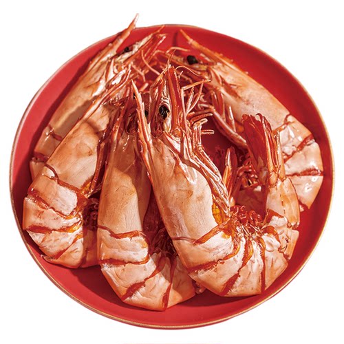 北海印象九节虾干烤虾干即食特大号干虾竹节虾对虾零食海鲜干货