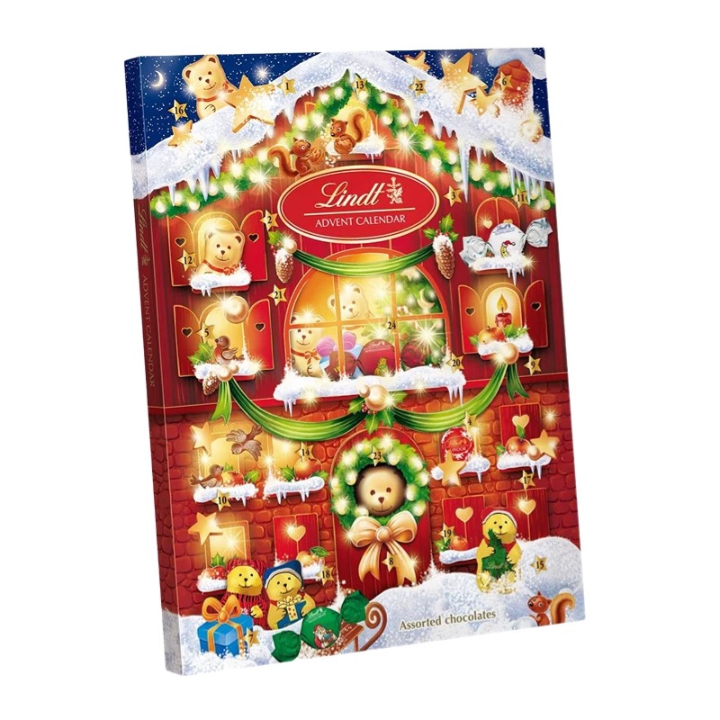 瑞士莲进口圣诞倒数日历巧克力
