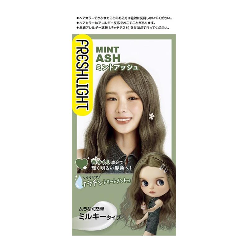 施华蔻薄荷米棕染发膏怡然璀璨灰棕色植物泡泡染发剂膏霜女正品纯