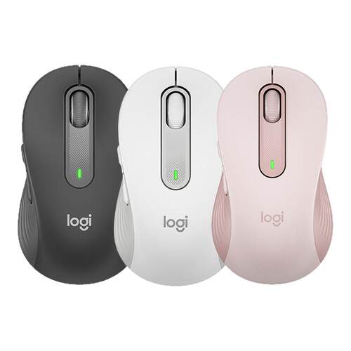 罗技M650/M650L无线蓝牙鼠标双模静音办公大小手Mac电脑笔记本