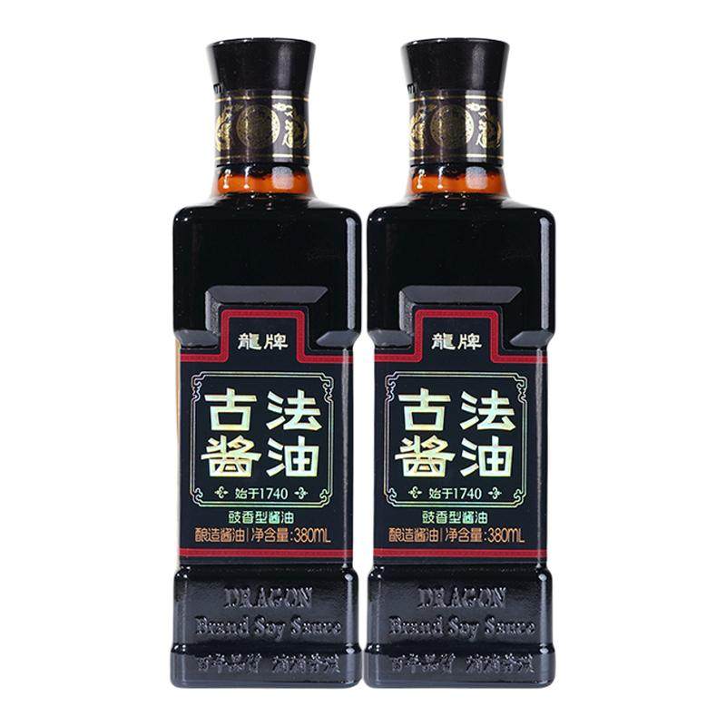 龙牌官方旗舰店古法酱油小缸酿造特级红烧酱卤小炒家用调味品