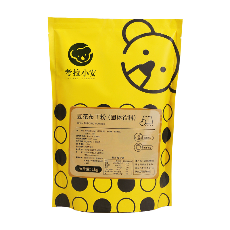 漫水谣考拉小安豆花布丁粉固体饮料布丁奶茶店专用辅料袋装1kg