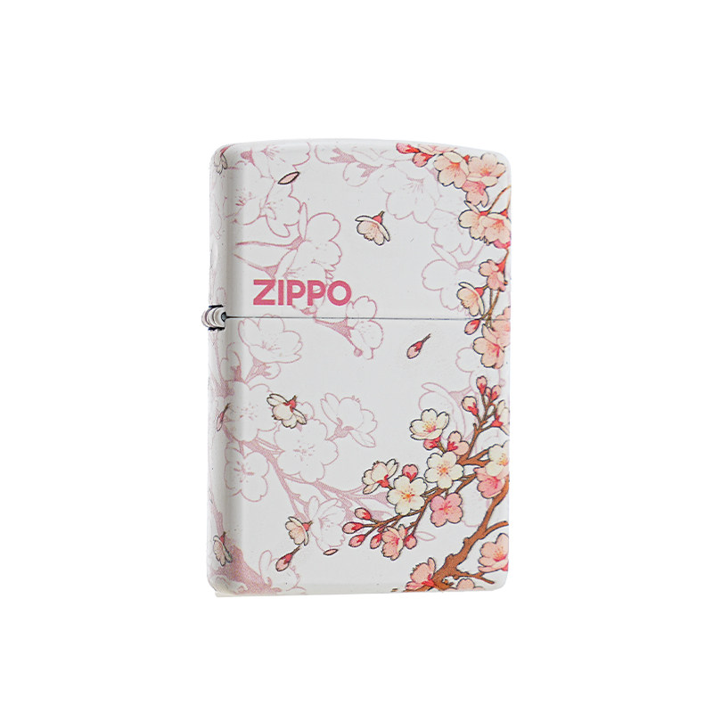zippo打火机 樱你心动 zipoo正品防风煤油女士送男友情人节礼物