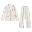 TeenieWeenie小熊舒适保暖海岛绒睡衣女2025秋冬新款 女 家居服套装