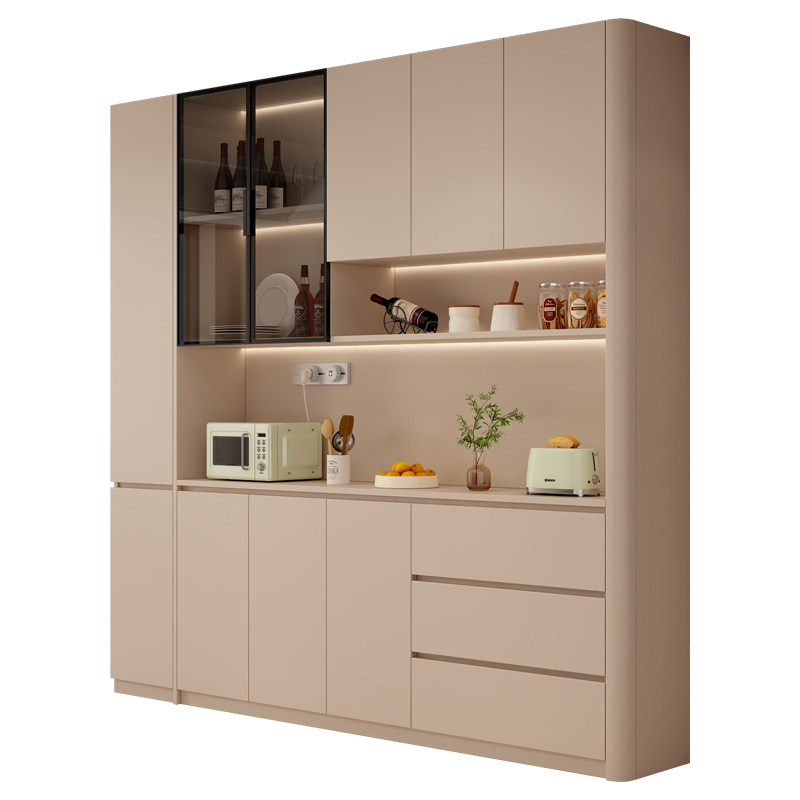 实木餐边柜一体靠墙轻奢酒柜家用定制客厅简约茶水柜餐厅收纳橱柜,住宅家具,餐边柜,淘宝优惠券,粉丝福利购,淘宝优惠卷