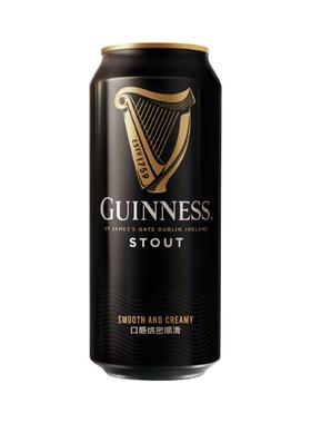 Guinness/健力士司陶特黑啤酒440ml*4听罐装世涛爱尔兰风味尝鲜