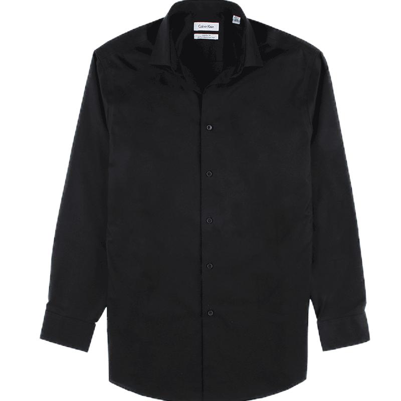 CalvinKlein男商务休闲长袖衬衫