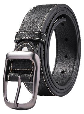 卡帝乐鳄鱼皮带年轻人男女2025新款针扣个性牛仔裤带休闲百搭腰带