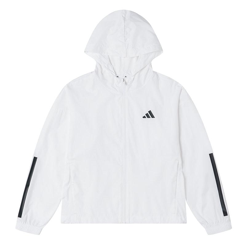Adidas阿迪达斯女装2026春季新款HYG WINDY梭织连帽外套KC7655