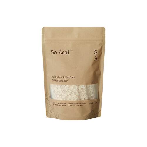 【百亿补贴】soacai全粒燕麦片原味隔夜燕麦粥快手早餐冲泡主食