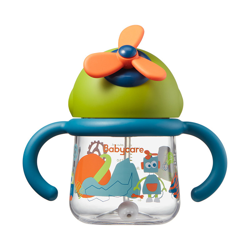 babycare婴幼儿水杯婴幼儿直饮杯风精灵水杯260ml婴儿学饮杯